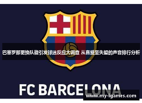 巴塞罗那更换队徽引发球迷反应大调查 从喜爱至失望的声音排行分析 巴塞罗那更换队徽引发球迷反应大调查 从喜爱至失望的声音排行分析